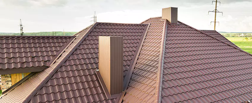 Residential Chimney Flashing Restoration in New Castle, IN