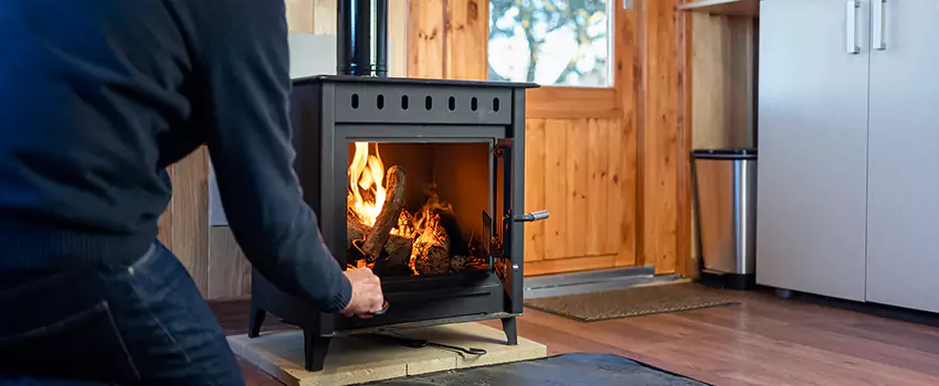 Open Hearth Wood Fireplace Installation in New Castle, IN