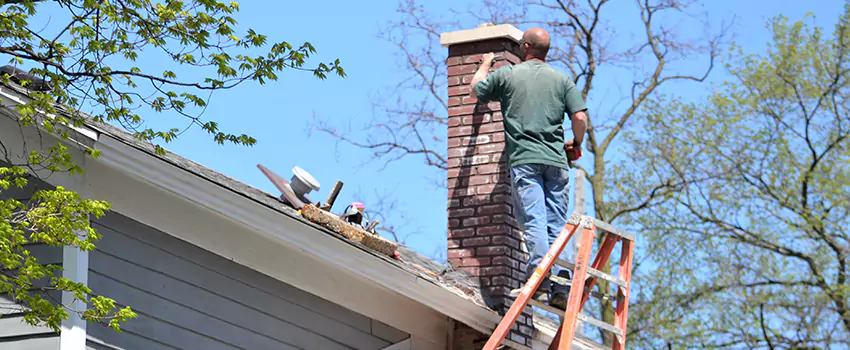 Vinyl and PVC Chimney Flashing Installation in New Castle, IN